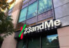23andMe building exterior with trees and windows