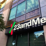 23andMe building exterior with trees and windows