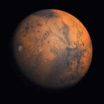 Astounding! NASA’s Bold Mars Maneuver Planet Mars against a black background.