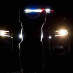 When a Simple Welfare Check Took A Dark Turn Silhouette of a police dog in front of a vehicle with emergency lights