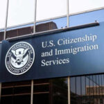US Citizenship and Immigration Services building sign