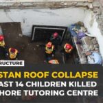 Pakistan roof collapse kills at least 14 children at Lahore tutoring centre