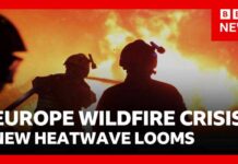 Europe wildfires: France warns of worst crisis "since WW2” as new heatwave looms | BBC News