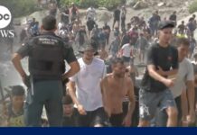 When A Border City Reaches Its Breaking Point Thousands of migrants surge into Spanish enclave in North Africa
