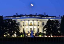When Diplomacy Meets The Silicon Power Table The White House illuminated at dusk