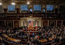 National Surge, Local Reality Check U.S. House chamber with lawmakers gathered before a session